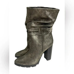 Katy Perry “The Raina” Glitter Ankle Boots - Black/Metallic